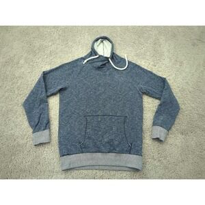 Pull &‎ Bear Pullover Mens Large Blue An Ever Young Community Sweatshirt Fleece